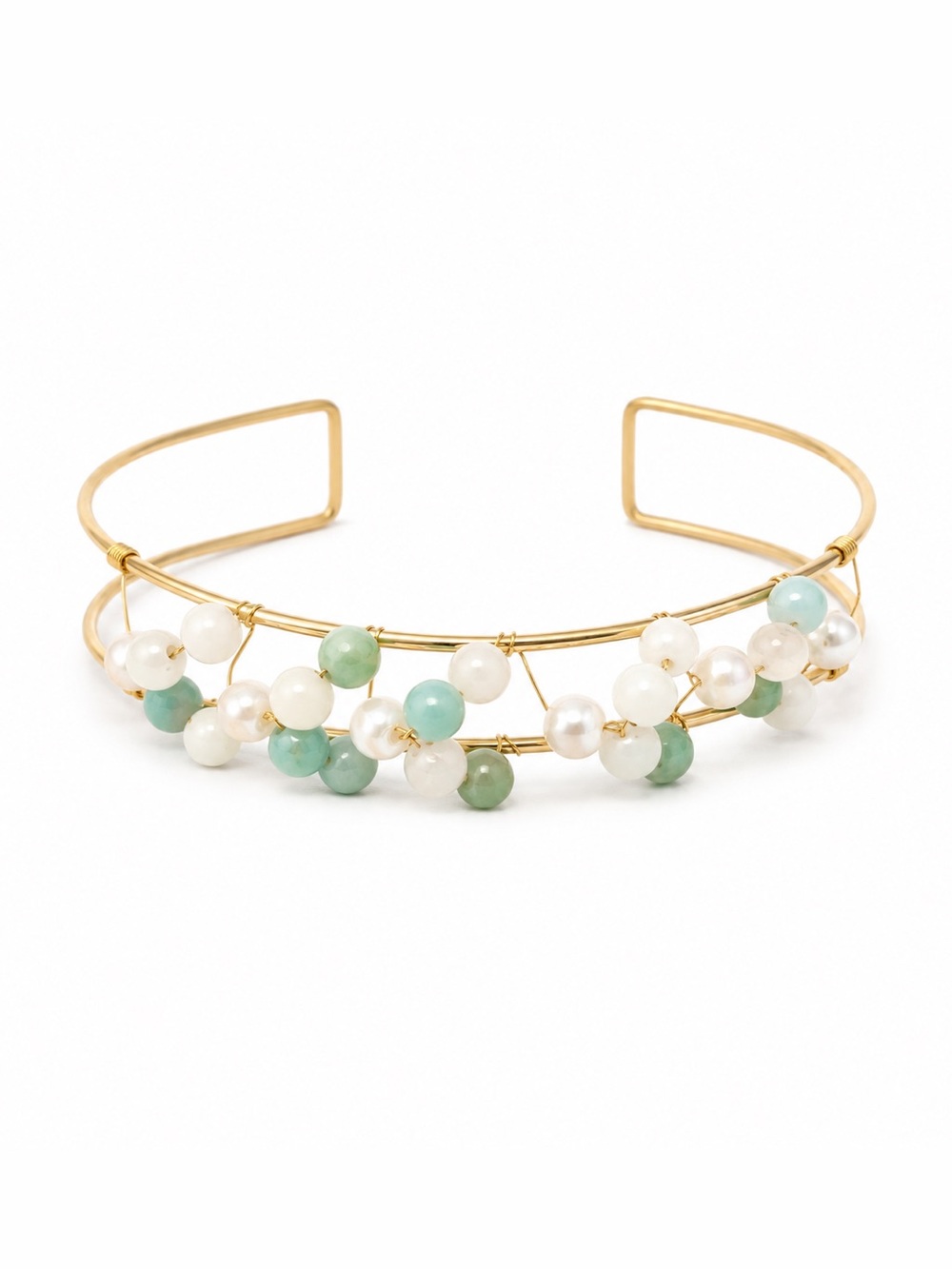 Paparazzi "High-WIRE Hallmark" gold cuff bracelet